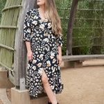 Unlock your style potential with the adjustable and versatile ANDI wrap dress for busy moms.