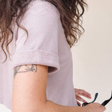 DEE Dusty Lilac Perfect Boxy Crop Top