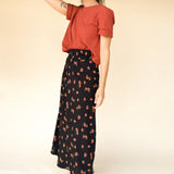 DEE Rust Perfect Boxy Crop Top