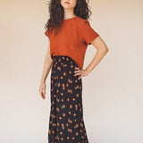 DEE Rust Perfect Boxy Crop Top