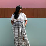Ruby - Eye See You – Cotton Crop Top with Hand-Drawn Eye Print