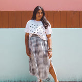 Ruby - Eye See You – Cotton Crop Top with Hand-Drawn Eye Print