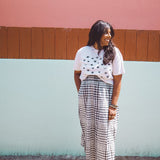 Ruby - Eye See You – Cotton Crop Top with Hand-Drawn Eye Print