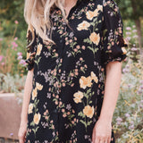 TARYN Mini Shirtdress in Wildflower Poppy