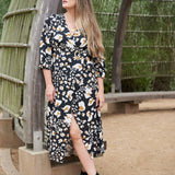 Unlock your style potential with the adjustable and versatile ANDI wrap dress for busy moms.
